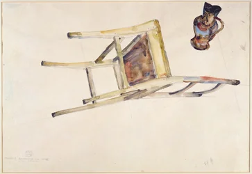 Organisk bevægelse af stol og kande, 1912